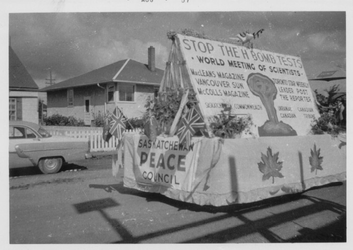 Saskatchewan Peace Council Float
